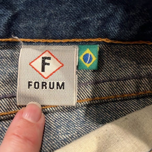 FORUM JEANS PREMIUM DISTRESSED BOOTCUT JEANS 8/10 - Picture 5 of 6